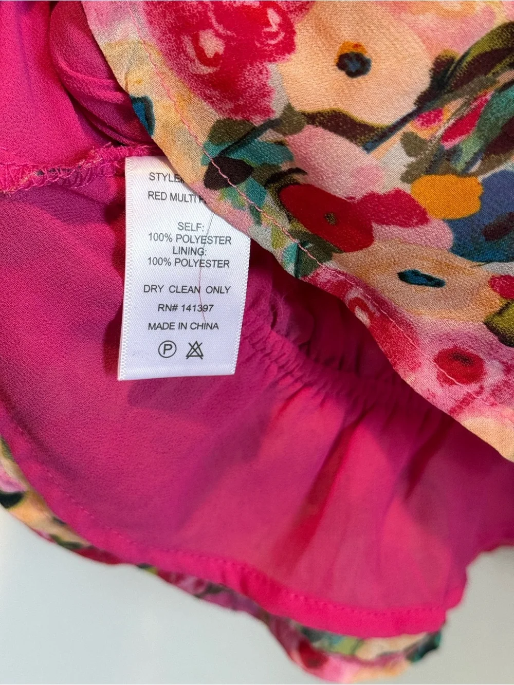 Astr The Label Pink Floral Peplum Sweetheart Puff Sleeve Top Size XS